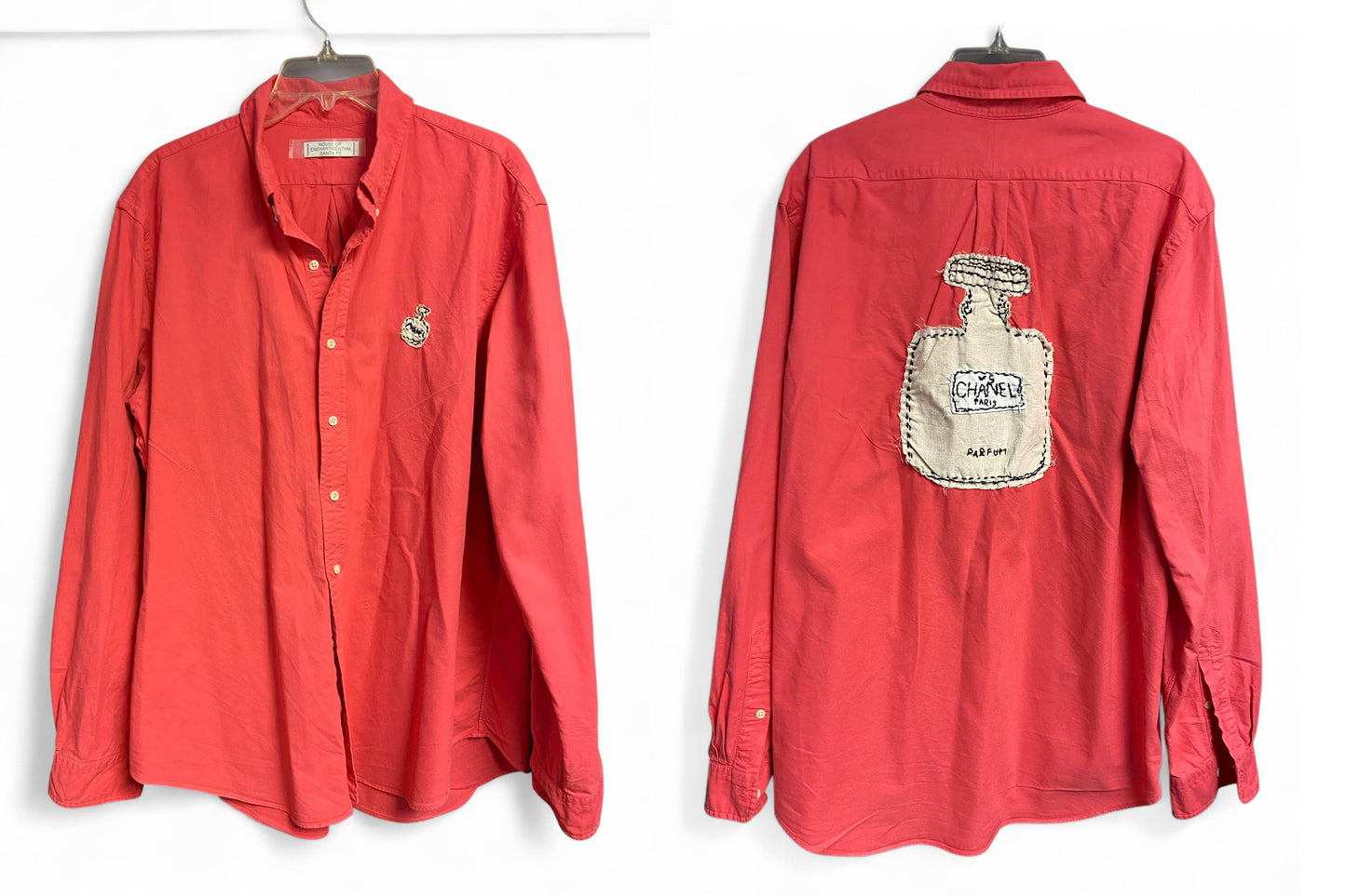 Mens button down long sleeve shirt CHANEL
