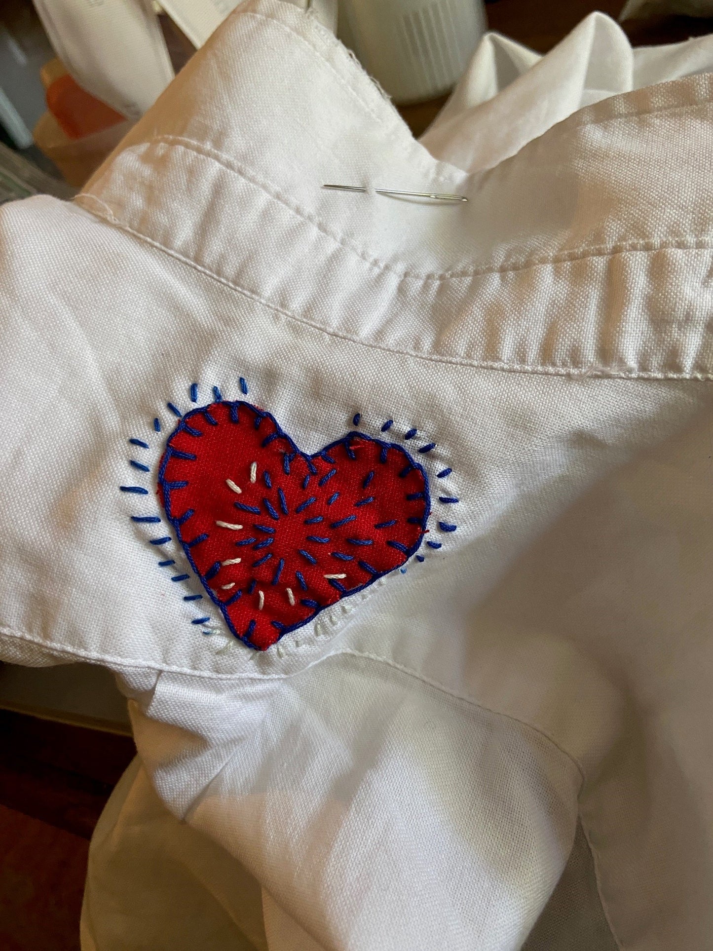 white button down Oxford shirt